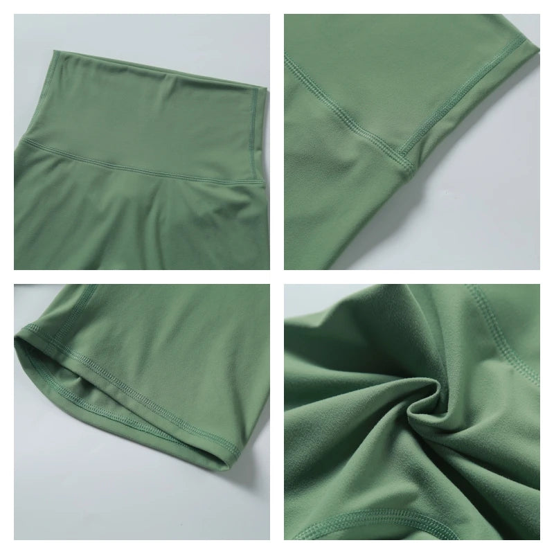 Hearuisavy Damen Yoga Shorts Sommer Soft Buttock Lift Gym Leggings High Waist Sport Shorts Damen Running Workout Shorts Female