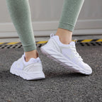 Xtep Damen Laufschuhe Verschleißfeste Freizeit-Sportschuhe Für Damen Winter Tennis Sneaker Damen Weiß 879318110073