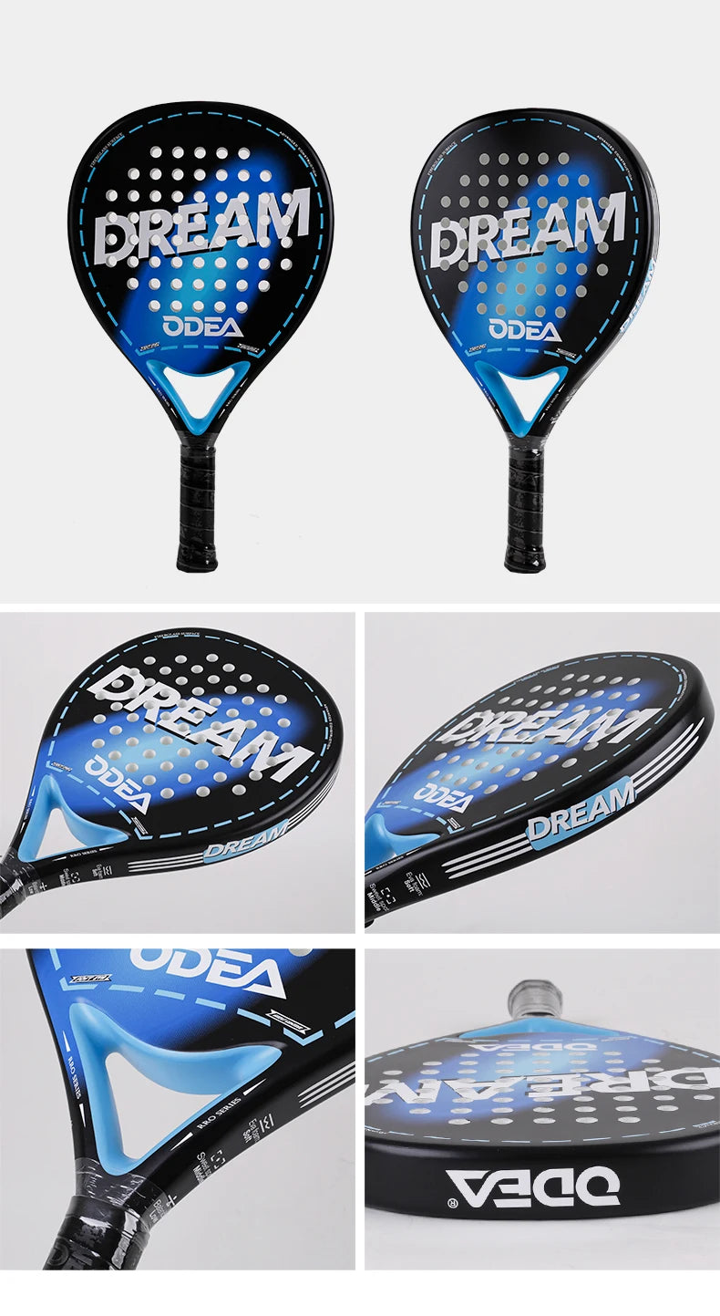 Odea Platte Tischtennis-Schläger Käfig Strand-Paddel Professioneller fortgeschrittener Kohlefaser Sport-Schläger Outdoor Sport-Schläger