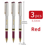 Gelschreiber, hohe Kapazität, schwarze/blaue Tinte, 0,5 mm, hervorragende Qualität, sehr gute Schreibeigenschaften, Geltintenstifte, Büro- und Schulbedarf, neutraler Stift
