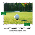 Caiton Golf Impact Screen – Geräuschlos, HD, Reißfest, Schwungtraining für Innen- und Außenbereich, Einfacher Aufbau, Schlagschutz, Verschiedene Größen