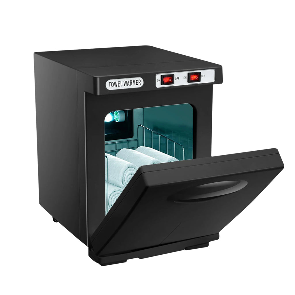 150W UV-Ozon Beheizter Handtuchsterilisator 5L Schnelle Aufwärmzeit für Spa Nagelstudio 3-in-1 Desinfektion mit Wärme & UV & Ozon