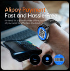 2026 Neue Smartwatch NFC EKG+PPG Blutsauerstoff Harnsäure Blutdruck Saphir Smartwatch Herren für Android iOS Smartwatch Herren