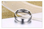Vnox Basic Eheringe für Damen und Herren, personalisierbar mit Name, Datum, Liebesbotschaft, Versprechen, Allianz, Jahrestag, personalisiertes Geschenk