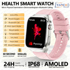 2026 Neue Pflegegrad-Harnsäure-Blutfettwerte Smartwatch Herren EKG+PPG Blutdruck Herzfrequenz Bluetooth Anruf Gesundheits-Smartwatch