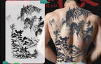 Magic Juice Tinte Wasserdichte Tattoo Aufkleber Große Größe Kräutersaft Temporäre Tattoos Männer Body Art Drache Tiger