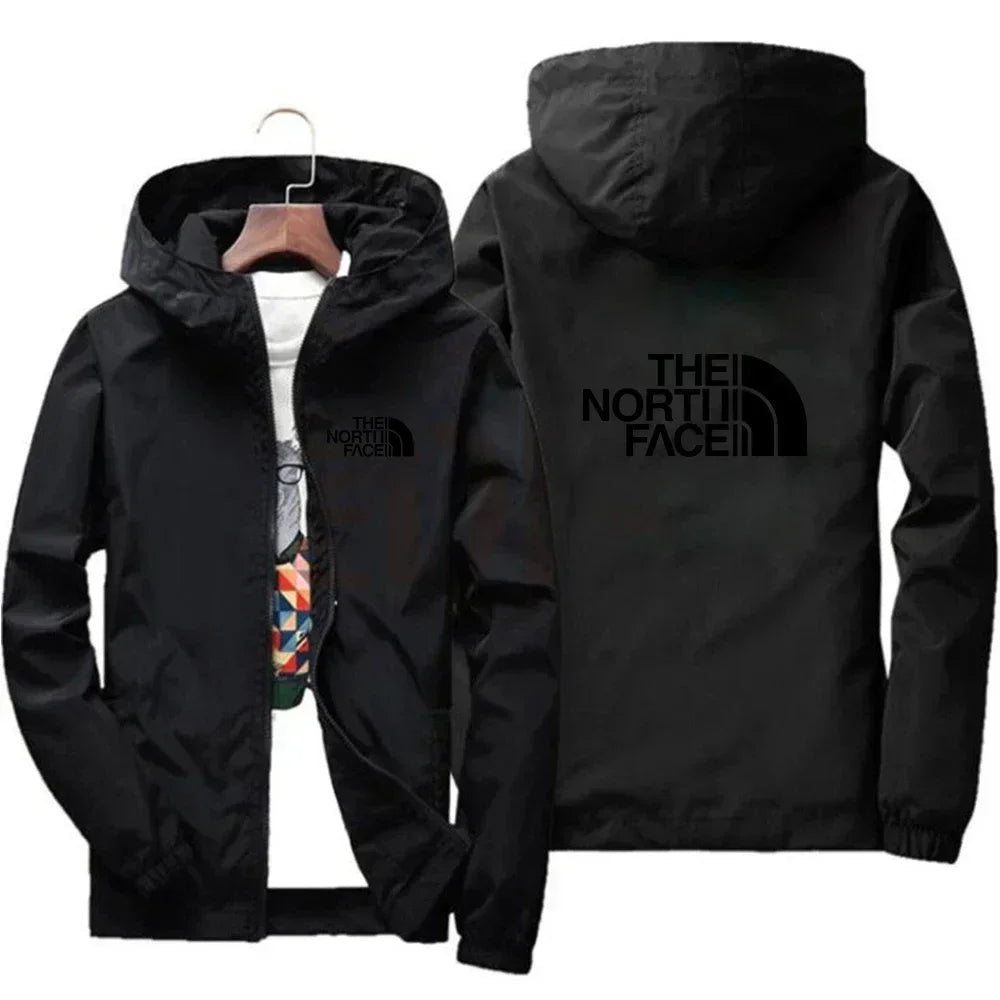 2025 Herren Mode Winddichte Kapuzenjacke mit Reißverschluss Lässige Outdoor-Sportbekleidung für Streetwear, Laufen und den täglichen Tragekomfort