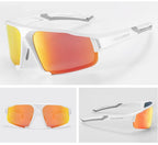 ROCKBROS Fahrrad Polarisierte Brille MTB Rennrad Sonnenbrille UV400 Fahrrad Sonnenschutz Leicht Unisex Fahrrad Sportausrüstung