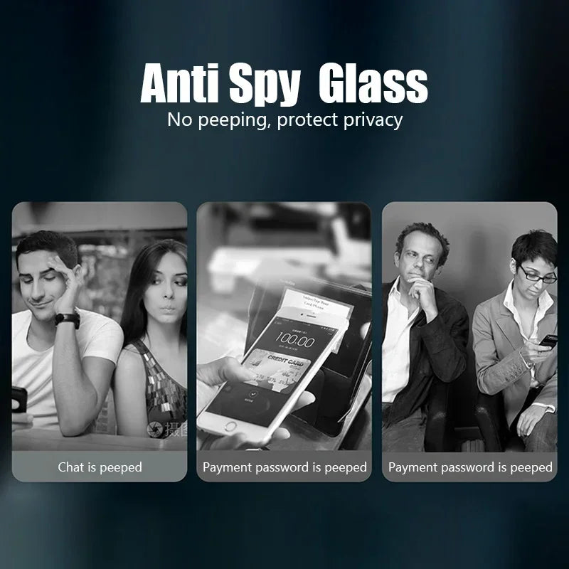 3 Stück Blickschutzfolie für iPhone 17 16 15 14 13 11 12 Pro Max Mini Plus Anti-Spionage Schutzglas für iPhone XR X XS 16e