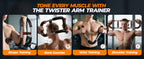 U Shape Arm Trainer Hand Gripper Non-Slip Grip 60-100lb Power Twister Bar Fitness Equipment for Gym Home Muscle Exercise