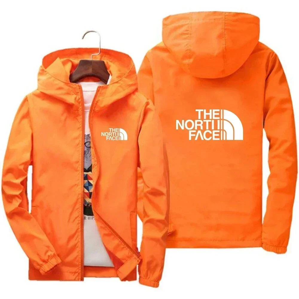 2025 Herren Mode Winddichte Kapuzenjacke mit Reißverschluss Lässige Outdoor-Sportbekleidung für Streetwear, Laufen und den täglichen Tragekomfort