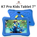 PRITOM Tablet for Kids 7 Inch Android 11 32 GB WiFi Bluetooth Dual Camera Educational Software Installed with Proof Case