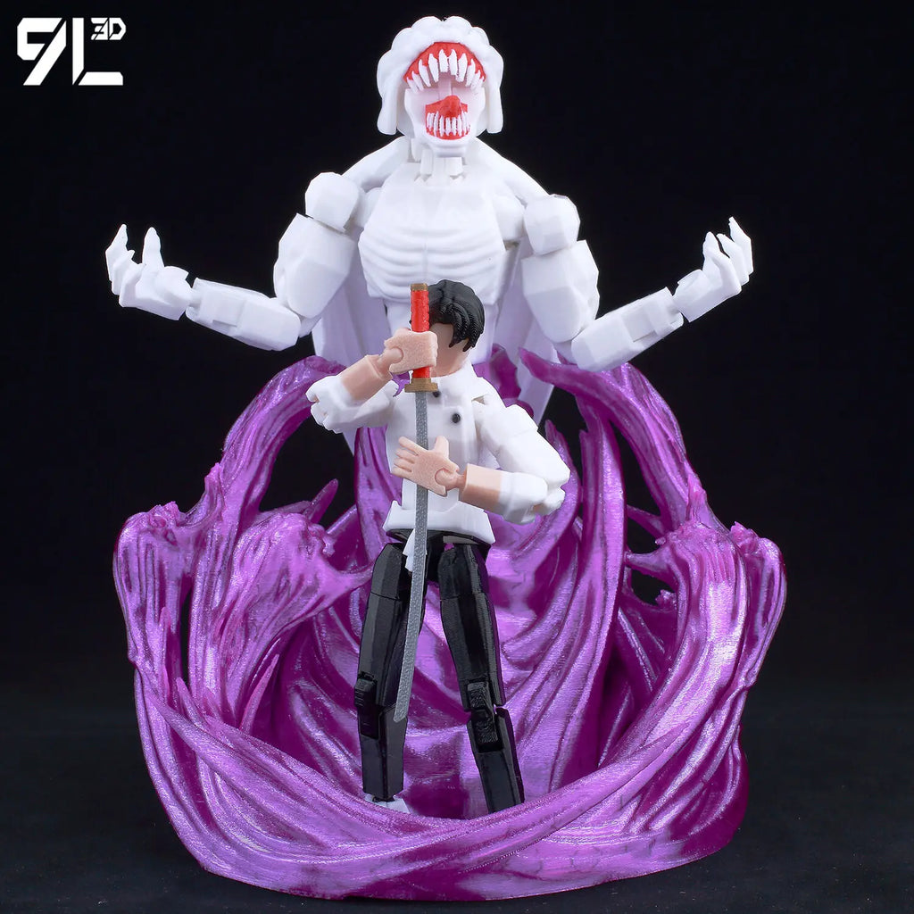 9L3D Lucky13 Gojo Sukuna Jujutsu Fushiguro Toji Gojo Satoru Actionfigur Dummy13 T13 Mehrgelenkige Sammlerstücke Titan13
