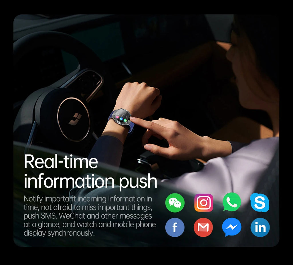 2026 Neue Smartwatch für Pflegeberufe mit EKG+PPG Gesundheitsanalyse Blutdruck Lipide Harnsäure Drahtlose HD-Anruf Smartwatch Herren Damen