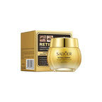 SADOER Retinol-Augencreme reduziert Augenringe und Falten, spendet Feuchtigkeit und strafft die Augenpartie, koreanisches Augenpflegeprodukt