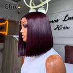 260 % Dichte Echtes HD 5x5 Lace Closure Perücken Super Double Drawn Vietnamesisches Echthaar Kurze BOB Perücke Klebstofffreie Pre-Plucked Lace Perücke