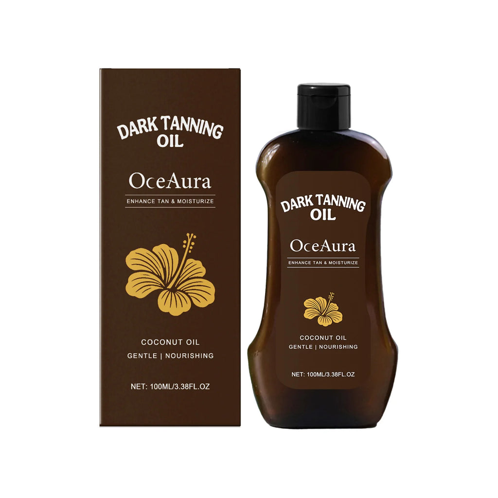OceAura Bräunungsöl-Lotion Tiefenwirksam Feuchtigkeitsspendend Nährend Hautverjüngend Langanhaltende Bräune Leicht Nicht Fettend Bräunungsöl