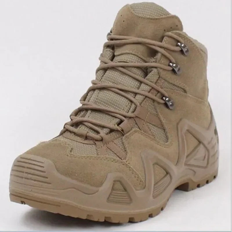 Herren Freizeit Jagd Stiefeletten Outdoor Taktische Wanderschuhe Herren Stiefel Jagd Arbeitsstiefel für Motorradschuhe Militärstiefel Hauptbild