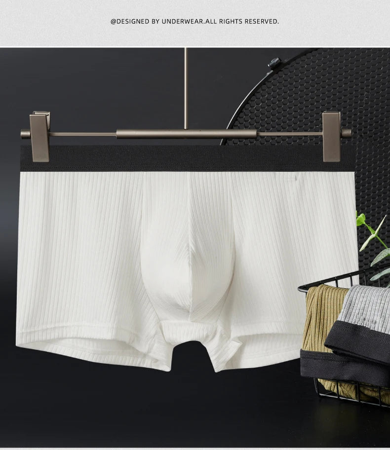 GTOPX MAN Baumwoll-Boxershorts mit Balltasche, Unterwäsche, große Taschen, sexy Unterhosen für Erwachsene
