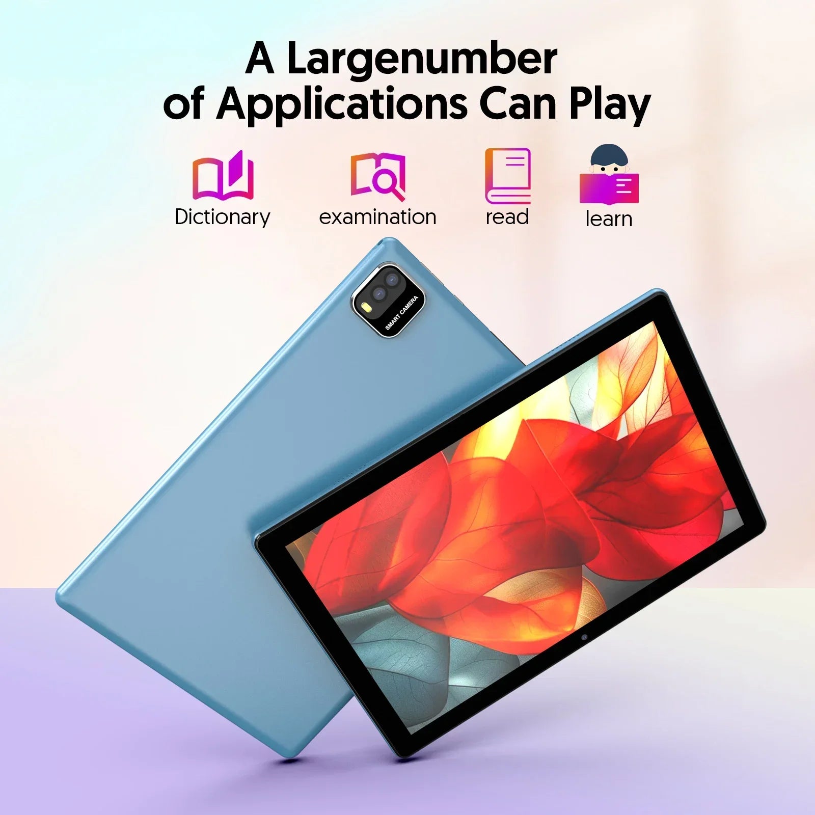 Neueste globale Version Android 15 Tablet, 10-Zoll-Tablet, Quad-Core-Prozessor, 1280*800 Auflösung, 12 (3+9) GB RAM, 64 GB Speicher