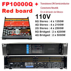 Original LOGO FP10000Q Professioneller digitaler Leistungsverstärker 4x1350W 10000 Watt FP14000 2X2350W Audio DJ Subwoofer Verstärker