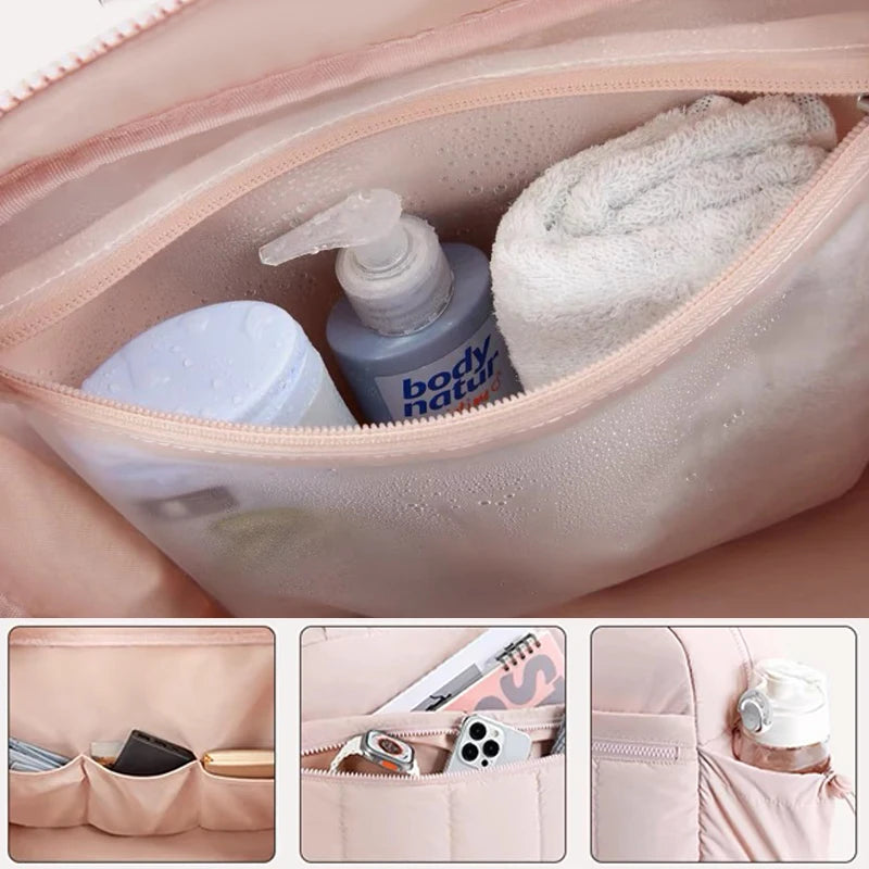 Baby-Wickeltasche Reisetasche Sporttasche Damen mit wasserdichter Handgepäck Flughafen Kabinentasche Mama Kinderwagen Wickeltaschen
