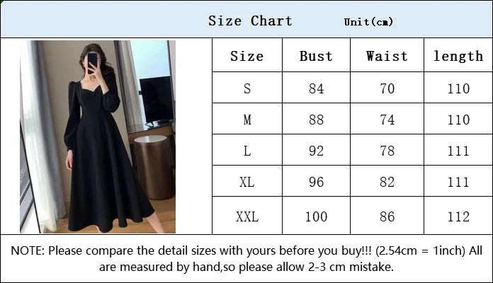 Langärmeliges Kleid mit Puffärmeln, unifarben, elegant, Damenbekleidung, Hochzeitsgast, Neujahr, Damenmode, Hohe Taille, Schmal, Abendpartykleider