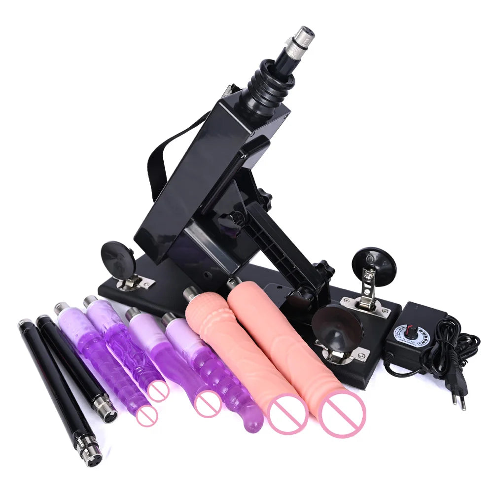 ROUGH BEAST Sexmaschine für Frauen und Männer mit Dildoaufsatz, automatische Masturbationsmaschine, 3XLR-Anschluss, Sexspielzeugprodukte