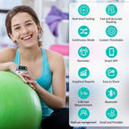 HealthTree Fingerspitzen-Pulsoximeter Blutsauerstoffsättigung SpO2 PI Oximetro De Dedo Pulsioximeter Oxymeter Bluetooth APP-Steuerung