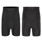 Herren Body Shaper Bauchkontroll-Shorts Shapewear Bauchmieder Boxer Slips Hohe Taille Schlankheitsunterwäsche Bein Kompressionshose