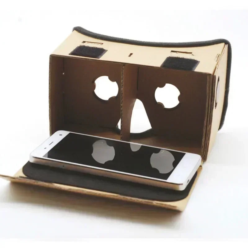 1pc Google Cardboard 3D Vr Virtual Reality Glasses For Android or Phone NEW VR Model DIY Transform Your Device Into a Big Screen