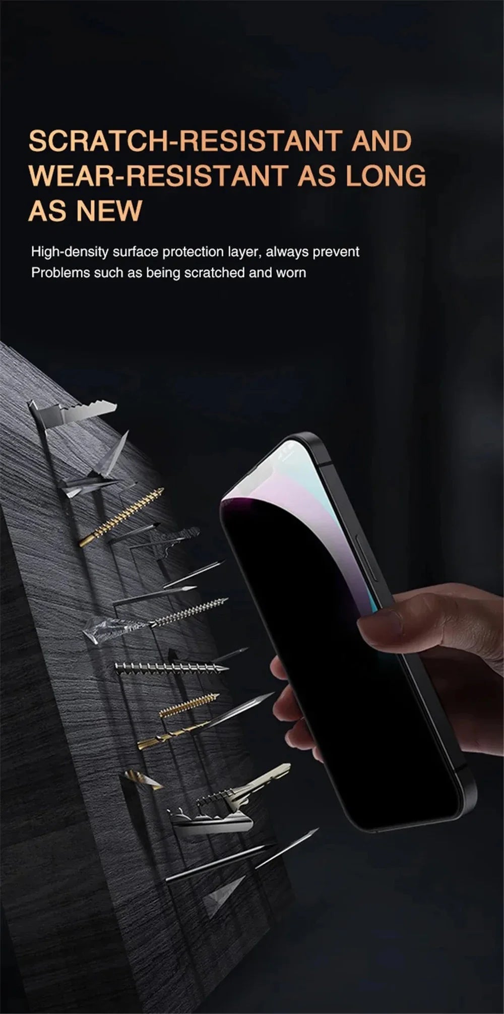 Blickschutzfolie für iPhone 17 Pro Max Anti-Spy Glas für iPhone 16 15 14 13 12 11 Pro Max Blickschutzfolie iPhone 17 Pro