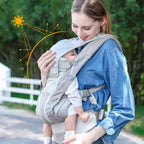 Baby Carrier Cotton Ergonomic Backpacks Holder Shoulder Waist Belt Sling Toddler Outdoor Holding Front and Back Universal