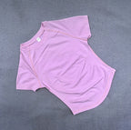 Df Impact Kurzarm-Top Damen Workout-Top Gym Crop Top Leichtes Yoga-Shirt Longline Sport-T-Shirt Fitness Activewear