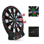 Professionelle elektronische Dartscheibe mit LCD-Anzeige, 6 Darts inklusive, für Zuhause, Bar und Party