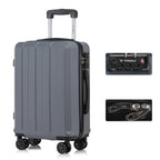 YONSLY Hartschalenkoffer 20/24/28 Zoll mit TSA-Schloss YKK-Reißverschluss 4 leise 360°-Rollen Netzfach Trolley Rollgepäck Handgepäck Koffer für Geschäftsreisen, Urlaube, Familienausflüge und Wochenendtrips