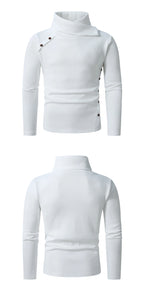 2026 Neuer Herren-Rollkragenpullover in Weiß, britischer schwarzer Pullover, asiatische Größen M-4XL. Graue Pullover