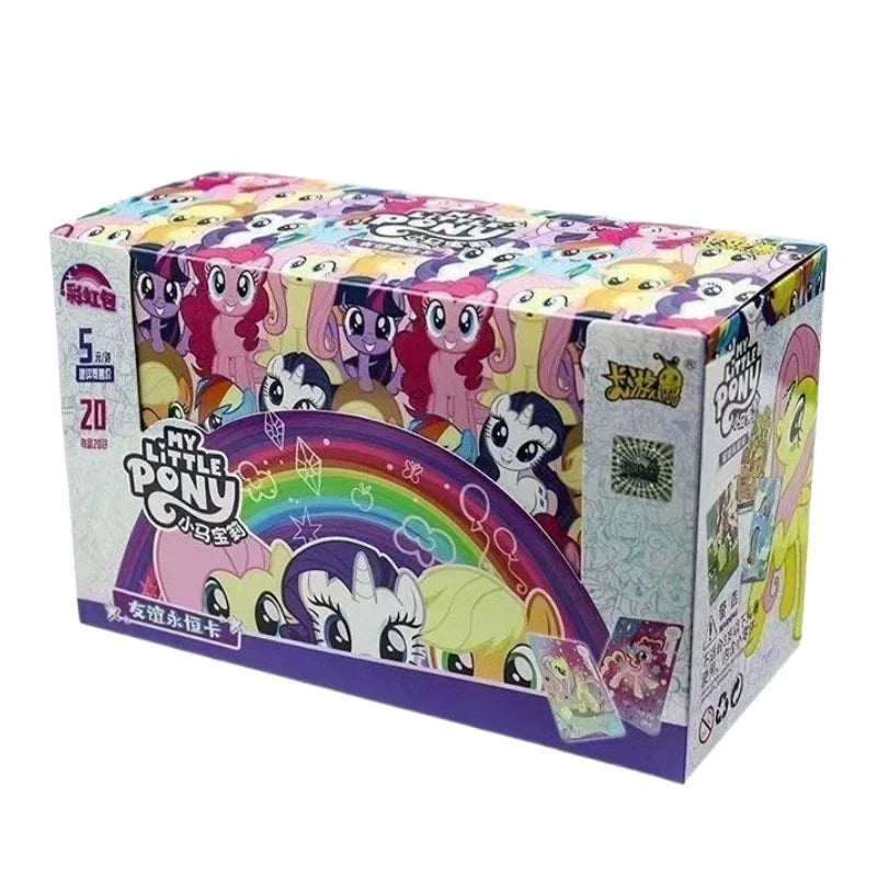 KAYOU Genuine My Little Pony Karte Freundschaft für immer Karten Star Pack Wunderschöne vergoldete Prinzessinnenkarten Sammelkarten Spielzeug Geschenke
