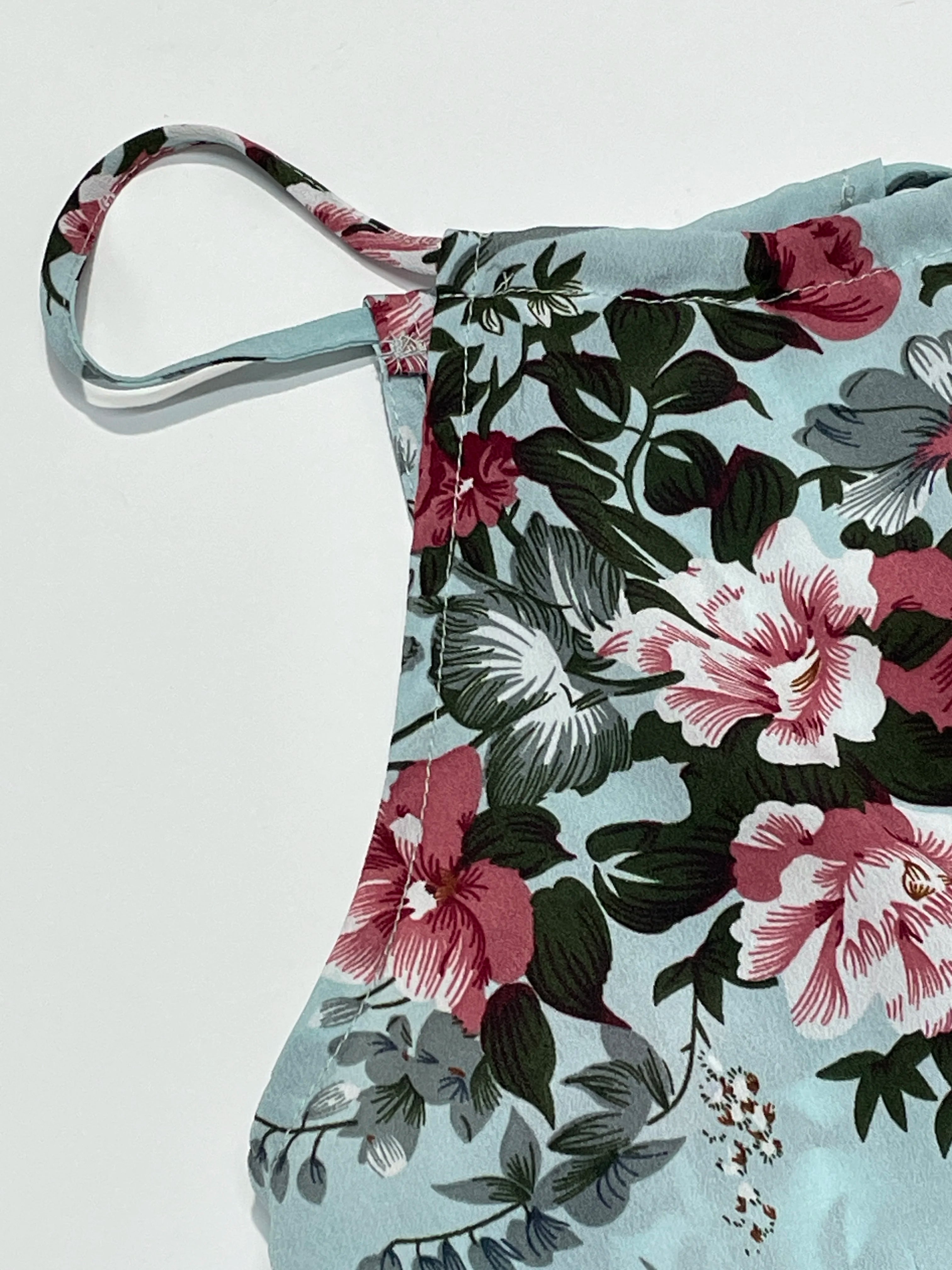 Women's Floral Print High Slit Thigh Halter Dress - Summer Sleeveless Sexy Bodycon Beach Party Clubwear