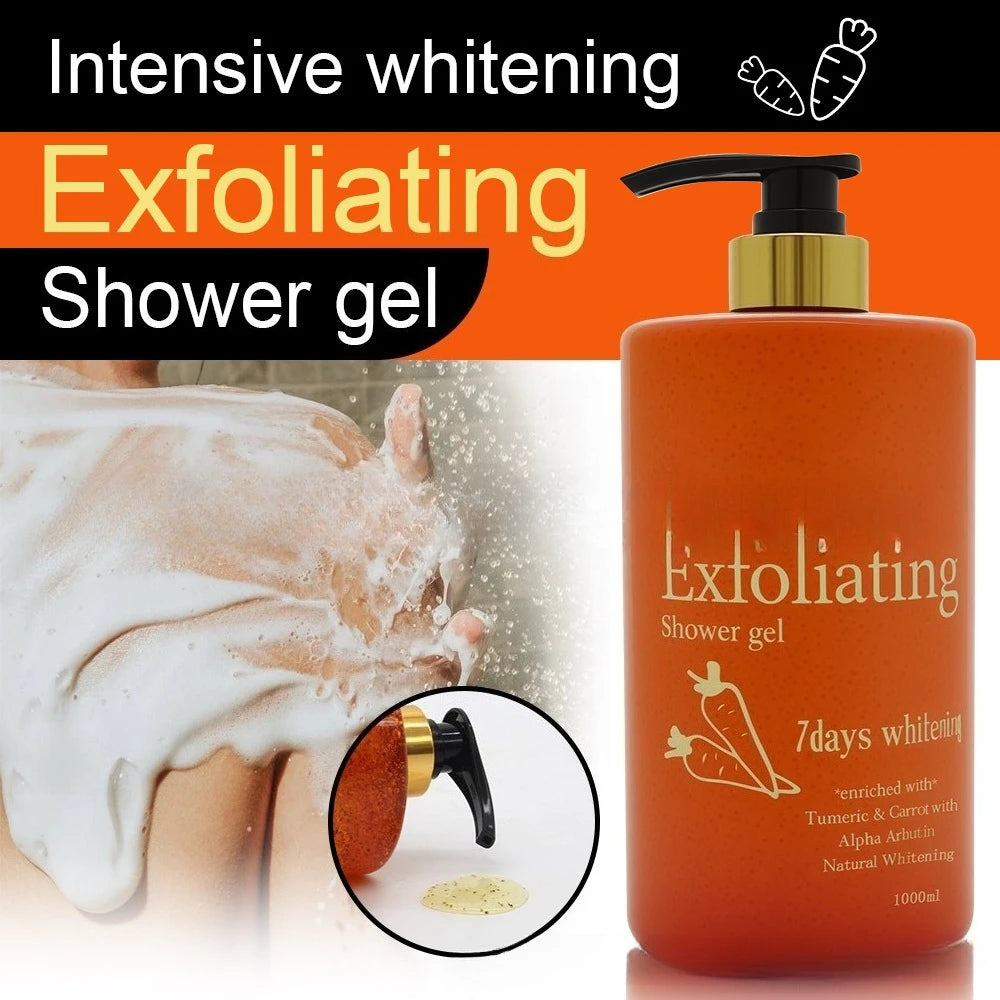 7 Days Golden Glow Alpha Arbutin aufhellendes Duschgel – gleicht den Hautton sichtbar aus, spendet Feuchtigkeit und pflegt für strahlende Haut