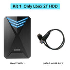 Launchbox 2T Spiele-Festplatte für PS4/PS3/PS2/Wii/WiiU/GAMECUBE etc. mit über 4200 3D/PC-Spielen, tragbare Spielekonsole für Laptops