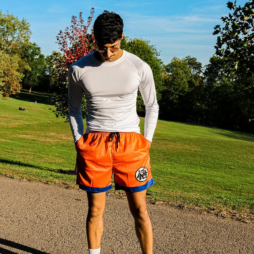 Anime Herren-Sporthosen 3D Bedruckte Shorts Schnell Trocknende Mesh Casual Boardshorts für den Sommer zum Joggen Fitness Basketball