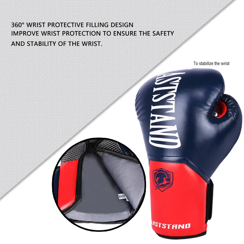 8/10/12/14oz Boxhandschuhe für Erwachsene Herren Sanda Kampf Sandsack Training Damen dick atmungsaktiv Muay Thai Kampf