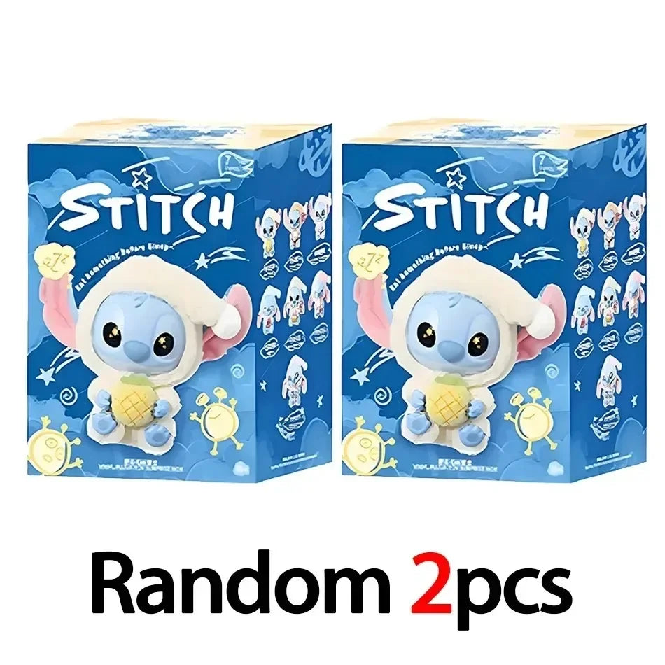 2025 Sales Stitch Blind Box Tasche Iss etwas vor dem Schlafengehen Serie Vinyl Anhänger Niedliche Puppe MysteryBox Flauschige Puppe Überraschungsgeschenk
