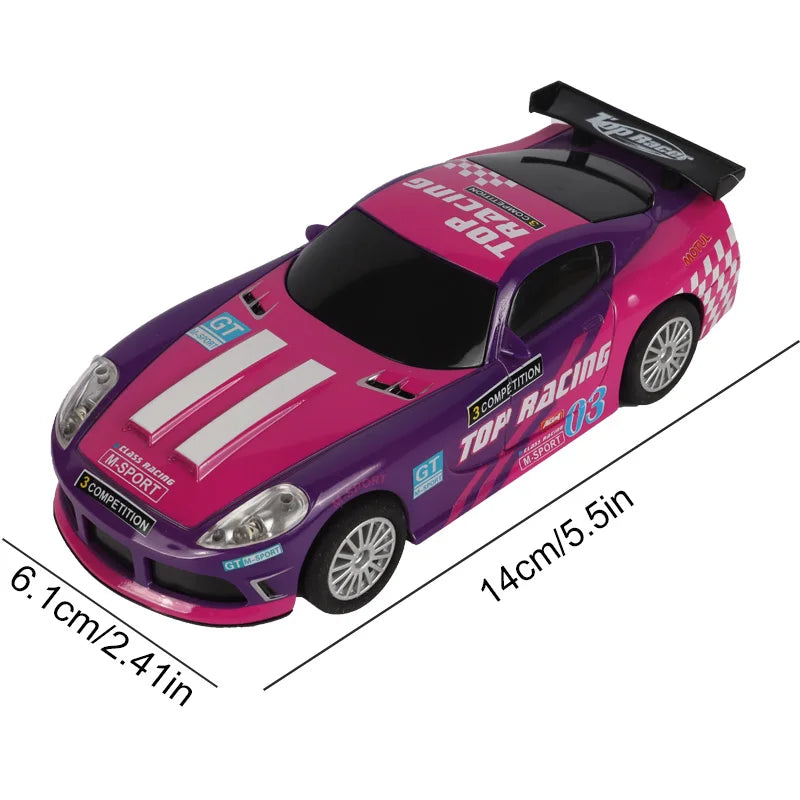 Analoge Slot-Car 1:32 Maßstab Renn-Polizei Spielzeug für Kinder Elektrische Rennstrecke