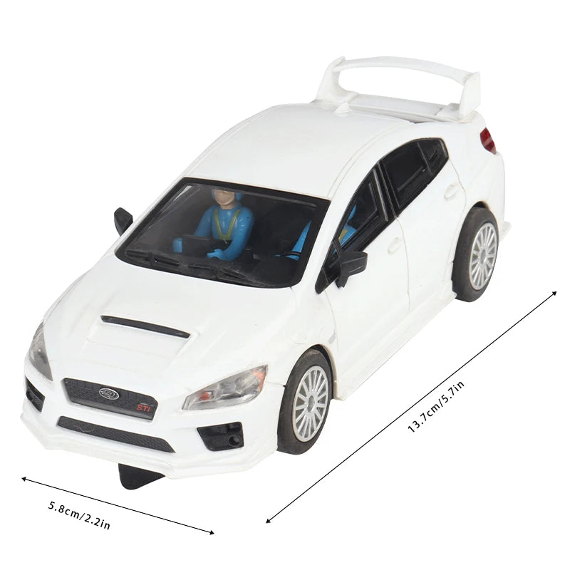 Analoge Slot-Car 1:32 Maßstab Renn-Polizei Spielzeug für Kinder Elektrische Rennstrecke