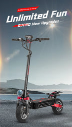 BOYUEDA Q7Pro Max Electric Scooter 2*1600W Dual Motor 52V28A Battery Adult Off-road E-Scooter 10 Inch City commuting EScooter