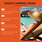 Selbstbräunungslotion Sommeranhaltende Körperbräunungsbeschleuniger Intensive Bräunung Natürlicher Glanz Reparatur Solarium Selbstbräuner Creme