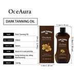 OceAura Bräunungsöl-Lotion Tiefenwirksam Feuchtigkeitsspendend Nährend Hautverjüngend Langanhaltende Bräune Leicht Nicht Fettend Bräunungsöl