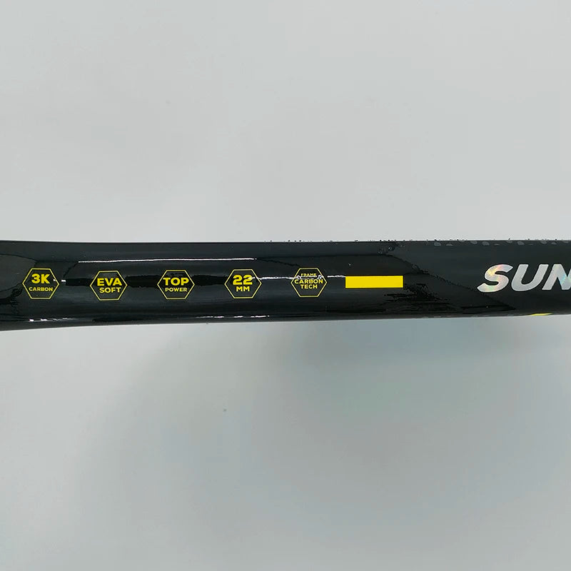 Camewin 3K Beach Tennisschläger Vollcarbon Raue Oberfläche Outdoor-Sport-Schläger für Herren Damen Erwachsene Seniorenspieler 2024 Neu